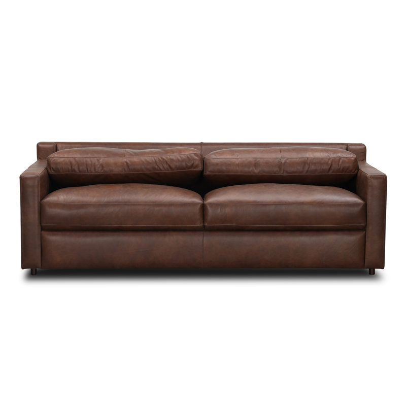 Belgrade 84'' Genuine Leather Sofa & Reviews Joss & Main
